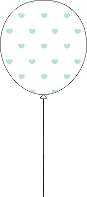 파티 하트 풍선