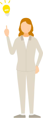 Illustration of a senior woman in a jersey in an inspirational pose