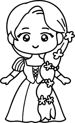 라푼젤 색칠공부