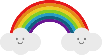 무지개_무지개다리_귀여운구름_무지개구름_귀여운무지개