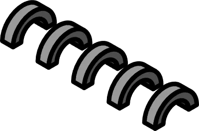 Isometric illustration of a simple line drawing of a track '400 meters'