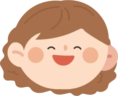 웃고 있는 캐릭터