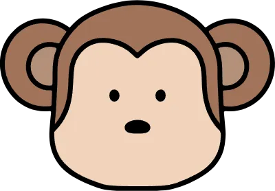 귀여운 원숭이 캐릭터