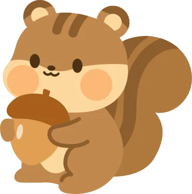 가을동물 다람쥐