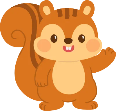 다람쥐-캐릭터-동물-아이콘