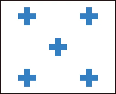 NATO Numeric Flag 0  Ship and Navigation Signal Flag Illustration