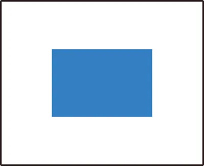 International maritime signal flag letter S Sierra phonetic code