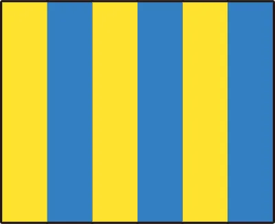 International maritime signal flag letter G Golf phonetic code nautical communication symbol vector 