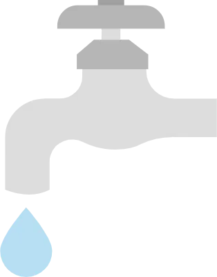 水道の蛇口のアイコン