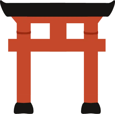 일본 건축물 일러스트