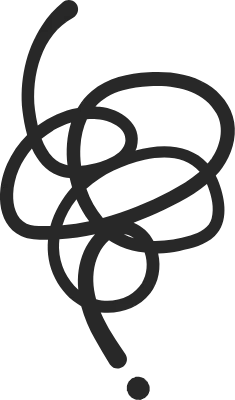 もやもや悩んでいる気持ちのイラスト