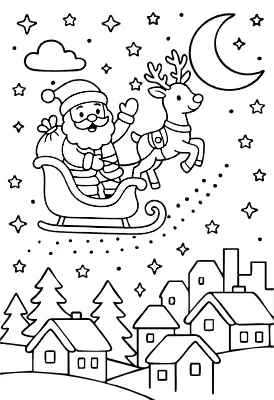 크리스마스 색칠놀이