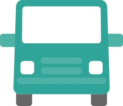 正面向きの車のイラスト