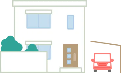 住宅のイラスト