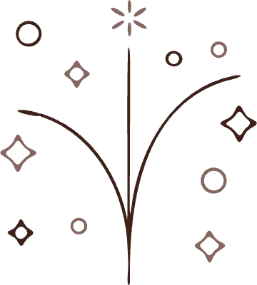 新年のお祝い手描きイラスト