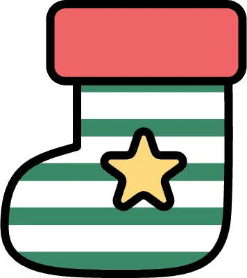 クリスマスの靴下