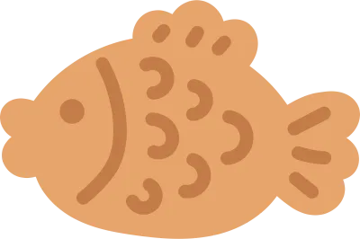 여러가지 붕어빵 도안 일러스트 