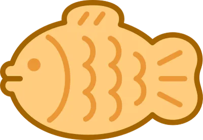 여러가지 붕어빵 도안 일러스트 