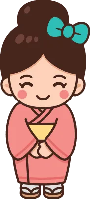 Cute Japanese Girl in Kimono