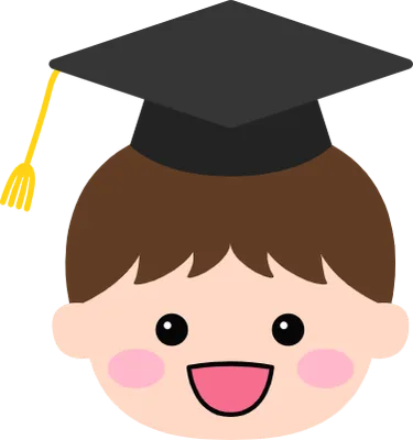 어린이 졸업식 학사모