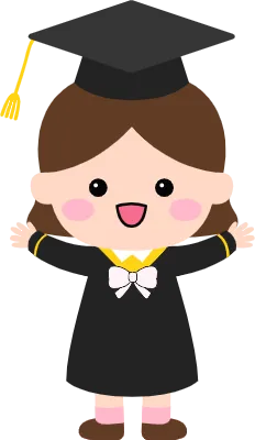 어린이 졸업식 학사모