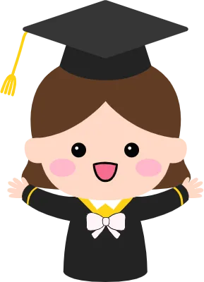 어린이 졸업식 학사모