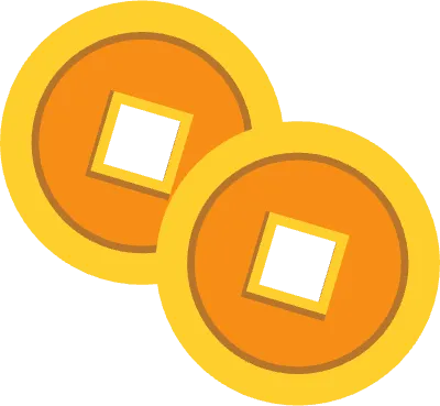 Chinese New Year Icon Set with Lion Dance Lanterns and Lucky Symbols