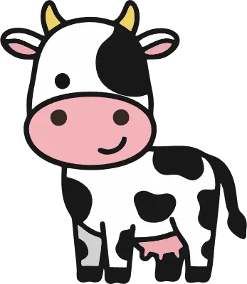 かわいい動物のベクター画像