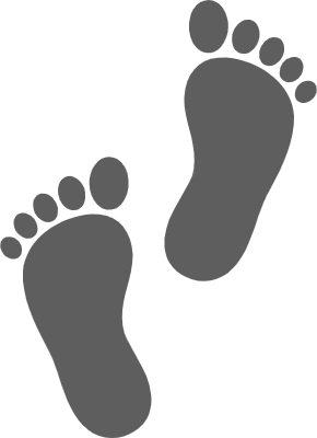 Footstep icon