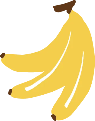 바나나 일러스트