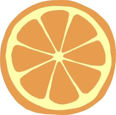 오렌지 일러스트