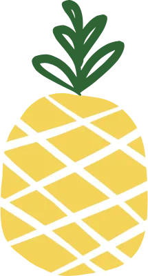 파인애플 일러스트