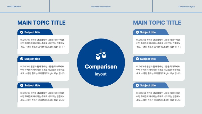 Moderne zakelijke rapporten in blauw en grijs