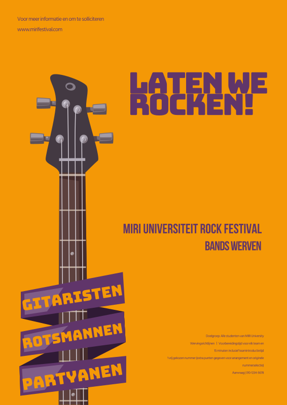 Universiteitsfestivals - MiriCanvas