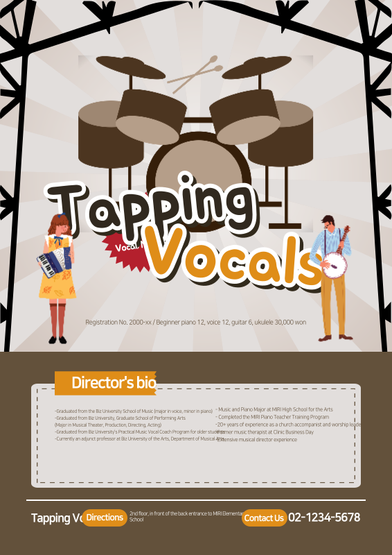 Tapping Vocals - 미리캔버스