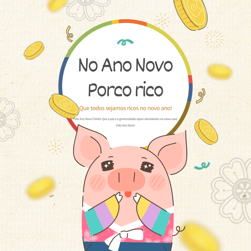Porco rico - MiriCanvas