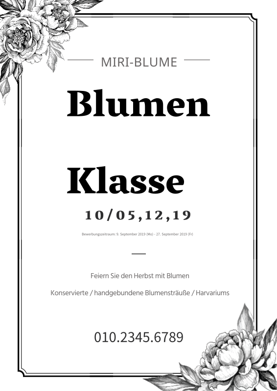 FlowerClass_Seroposter - MiriCanvas