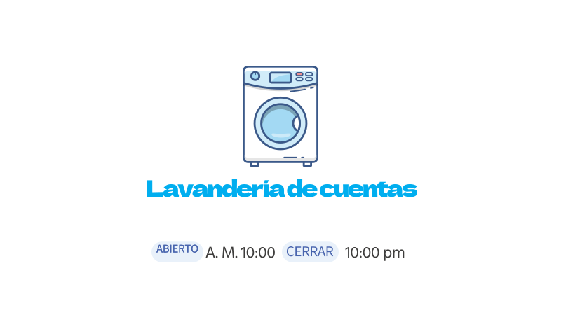 Cielo Ilustración Lavandería Tarjeta de visita - MiriCanvas