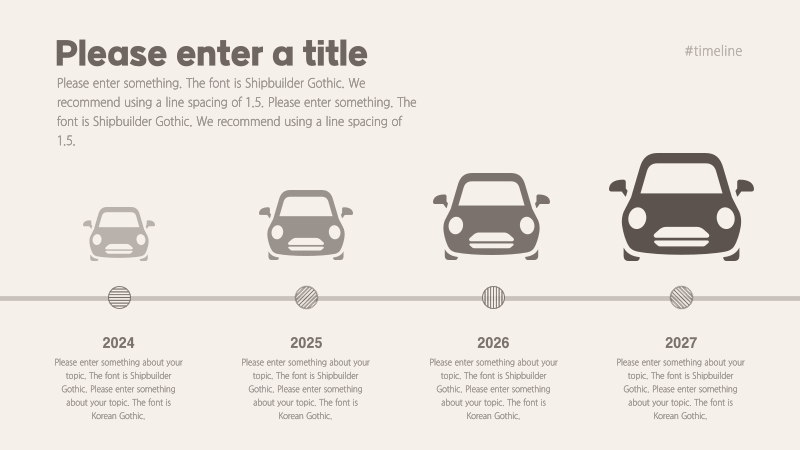 Play Clean concept timeline in yellow and brown - MiriCanvas