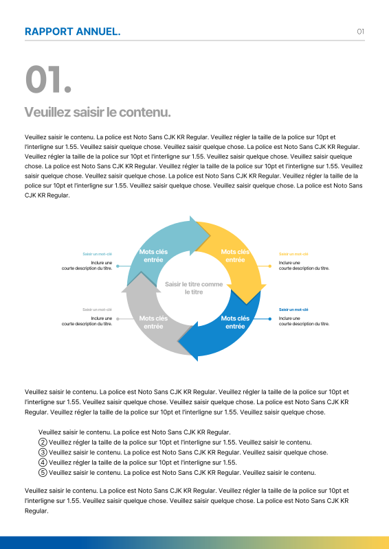 Mettre en forme un rapport ou un document infographique avec des tons ...