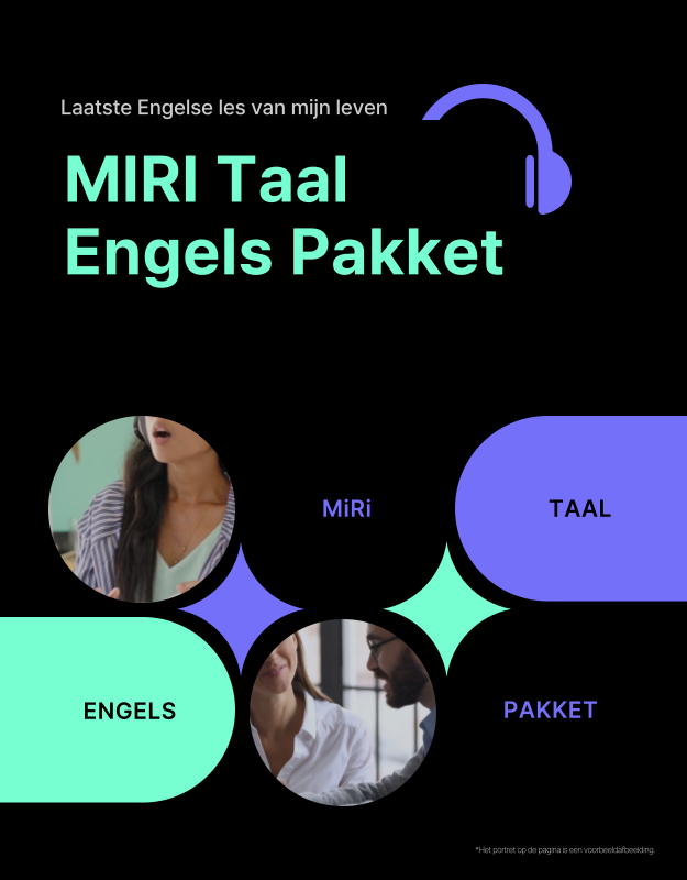 Promotieadvertentie voor korting op lessen Engels van Black en Vora ...
