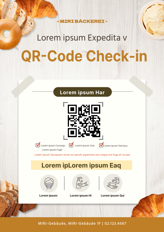 QR-Code Check-in - MiriCanvas