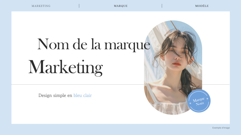 Promouvoir une marque de mode estivale simple en bleu clair - MiriCanvas