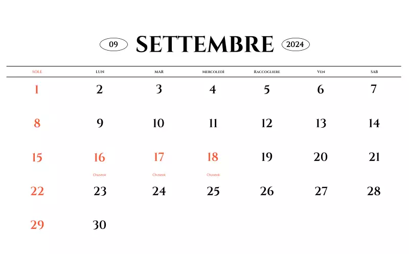 Calendario da parete in stile semplice con concetto di fotografia di viaggio emozionale in bianco e nero