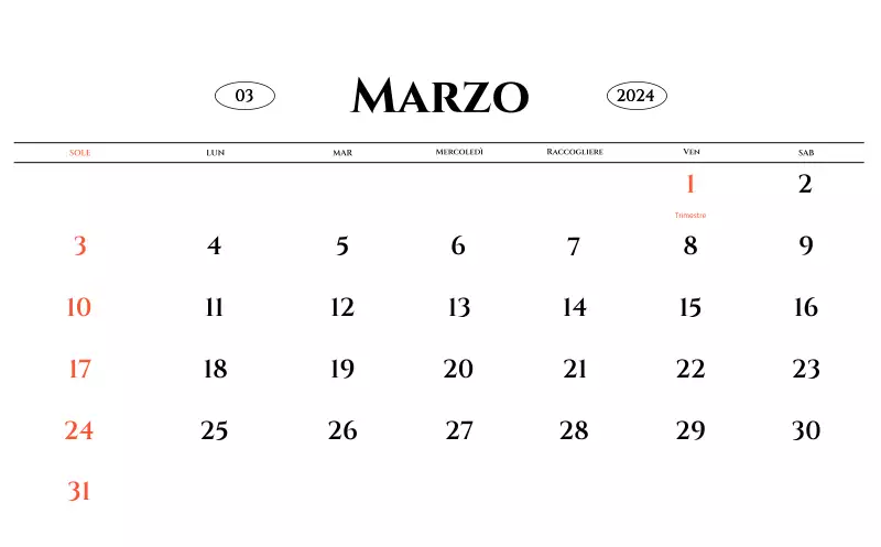Calendario da parete in stile semplice con concetto di fotografia di viaggio emozionale in bianco e nero
