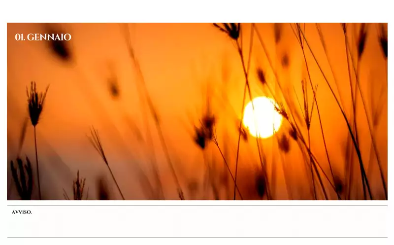 Calendario da parete in stile semplice con concetto di fotografia di viaggio emozionale in bianco e nero