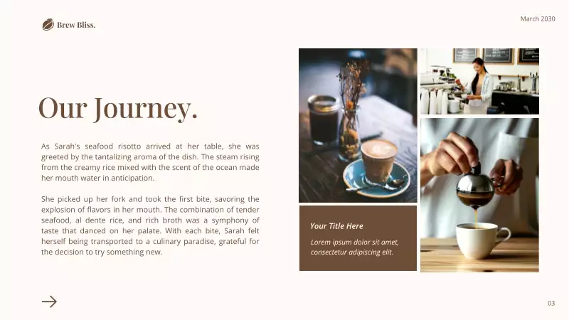 Brown and White Simple Classic Coffe Shop Introduction - MiriCanvas
