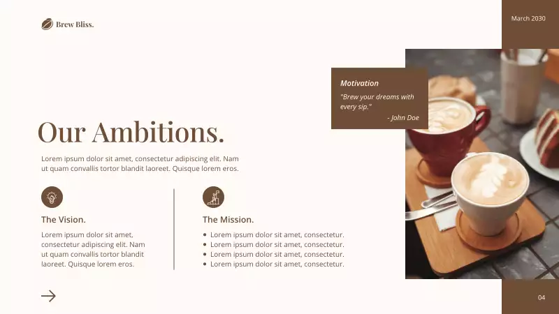Brown and White Simple Classic Coffe Shop Introduction - MiriCanvas