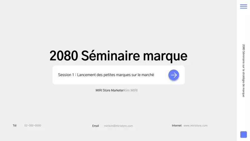 Une stratégie de marque simple en bleu et gris - MiriCanvas