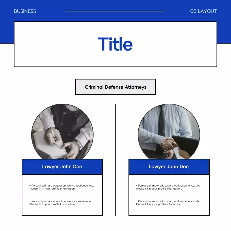 A simple blue and gray business prospectus - MiriCanvas